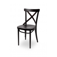 Medinė restorano kėdė CROSS-BACK TRADITIONAL