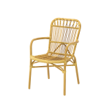Technorataninė kėdė BAMBOO smėlio spalvos