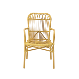 Technorataninė kėdė BAMBOO smėlio spalvos