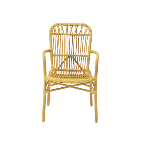 Technorataninė kėdė BAMBOO smėlio spalvos