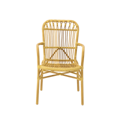Technorataninė kėdė BAMBOO smėlio spalvos
