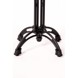 Staliukai RUSTICAL juoda 69x69 Gilios juodos spalvos