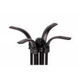 Staliukai RUSTICAL juoda 69x69 Klasikinė balta spalva