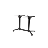 Staliukai CROSS COMFORT DUO juoda HPL stalviršis