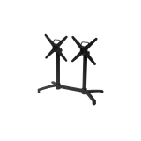 Staliukai CROSS COMFORT DUO juoda HPL stalviršis