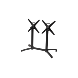 Staliukai CROSS COMFORT DUO juoda HPL stalviršis
