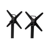 Staliukai CROSS COMFORT DUO juoda HPL stalviršis