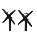 Staliukai CROSS COMFORT DUO juoda HPL stalviršis