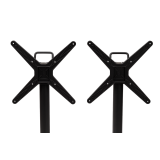 Staliukai CROSS COMFORT DUO juoda HPL stalviršis