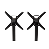 Staliukai CROSS COMFORT DUO juoda HPL stalviršis