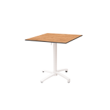 Staliukai CROSS COMFORT baltieji juoda HPL stalviršis