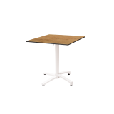 Staliukai CROSS COMFORT baltieji juoda HPL stalviršis