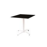 Staliukai CROSS COMFORT baltieji juoda HPL stalviršis
