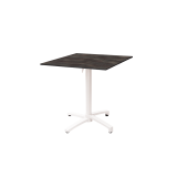 Staliukai CROSS COMFORT baltieji juoda HPL stalviršis