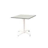 Staliukai CROSS COMFORT baltieji juoda HPL stalviršis