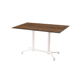 Staliukai CROSS COMFORT DUO baltieji juoda HPL stalviršis