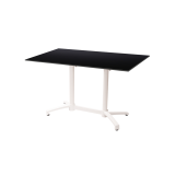 Staliukai CROSS COMFORT DUO baltieji juoda HPL stalviršis