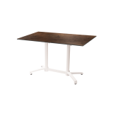 Staliukai CROSS COMFORT DUO baltieji juoda HPL stalviršis
