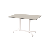 Staliukai CROSS COMFORT DUO baltieji juoda HPL stalviršis