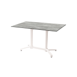 Staliukai CROSS COMFORT DUO baltieji juoda HPL stalviršis