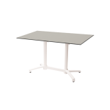 Staliukai CROSS COMFORT DUO baltieji juoda HPL stalviršis