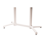 Staliukai CROSS COMFORT DUO baltieji juoda HPL stalviršis