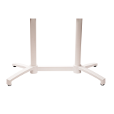 Staliukai CROSS COMFORT DUO baltieji juoda HPL stalviršis
