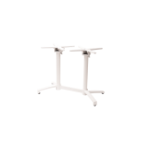 Staliukai CROSS COMFORT DUO baltieji juoda HPL stalviršis