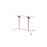 Staliukai CROSS COMFORT DUO baltieji juoda HPL stalviršis