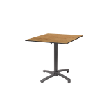 Staliukai CROSS COMFORT pilka juoda HPL stalviršis