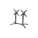Staliukai CROSS COMFORT DUO pilka juoda HPL stalviršis