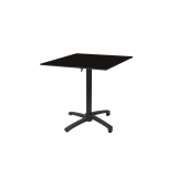 Staliukai CROSS COMFORT juoda 70x70 Gilios juodos spalvos
