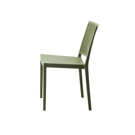 Kavinės kėdė GOMERA STRIPES olio verde