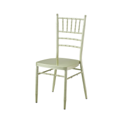 Metalinė vestuvių kėdė Chiavari Tiffany šampaninė