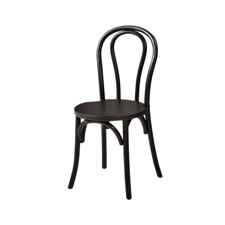 Vestuvių kėdė MONET WOOD juodas