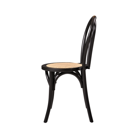 Vestuvių kėdė MONET WOOD RT juodas