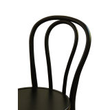 Medinė restorano kėdė MONET 18 juoda