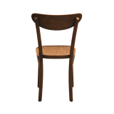 Medinė restorano kėdė BOOMERANG riešutinis