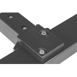 Konferencinis stalas MODUS antracitas 200x100 cm