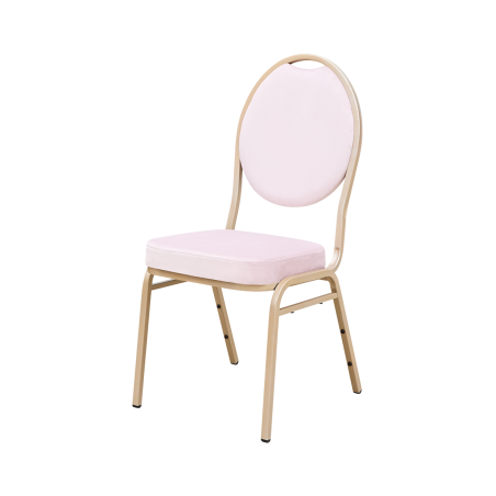 Banketinė Kėdė HERMAN MODERN rožinis velIūras