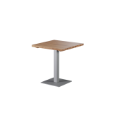 Staliukas su ąžuolo masyvo stalviršiu ALFA S pilka