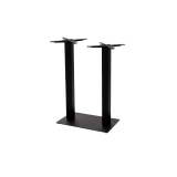 Staliukas su ąžuolo masyvo stalviršiu ALFA BAR DUO juodas