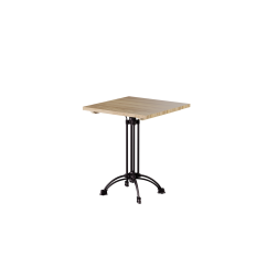 Staliukas su medžio masyvo stalviršiu RUSTICAL