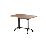 Staliukas su ąžuolo masyvo stalviršiu RUSTICAL DUO