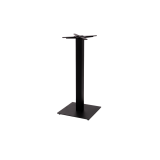 Staliukas su medžio masyvo stalviršiu ALFA BAR juodas