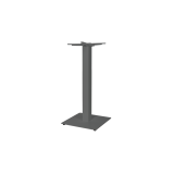 Staliukas su medžio masyvo stalviršiu ALFA BAR pilka