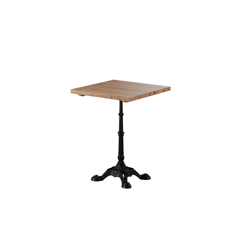 Staliukas su ąžuolo masyvo stalviršiu CASTELLO