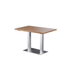 Staliukas su ąžuolo masyvo stalviršiu SIGMA DUO