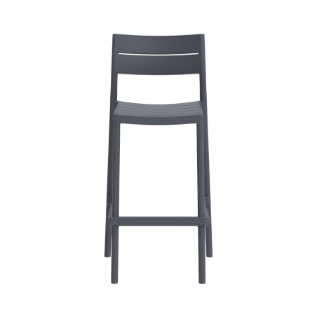 Alaus sodo kėdė CAPRI BAR tamsiai pilka