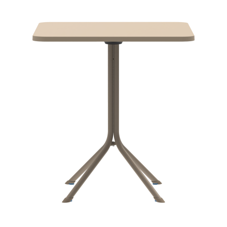 Alaus sodo staliukas PRATO 70x70 smėlinis